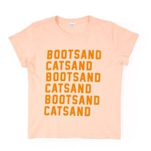 Clare V Boots and Cats 🐈 Tee (L)